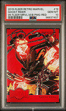 2015 Fleer Retro Marvel Ghost Rider #19 Precious Metal Gems Red PMG PSA 10 pop 1 picture