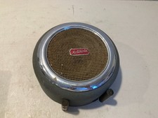 Vintage Motorola 8” Round External Speaker Chrome Art Deco Car Radio 1940s 50s picture