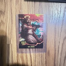 RARE NEW 2026 SDCC UCC EXCLUSIVE Dungeon Crawler Carl Uzi Jesus Con emerald Card picture