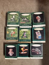 Hallmark Miniature Ornaments Mystery Lot - 10 Ornaments picture