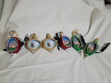 6 Hallmark Illuminations Ornaments Watching For Santa/Christmas Magic/Sugar Plum picture