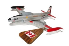 RCAF Canadair Lockheed CT-133 Silver Star Desk Display Model 1/32 SC Airplane picture
