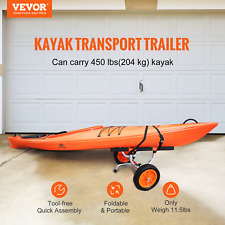 VEVOR Heavy Duty Kayak Cart, 450lbs Load Capacity, Detachable Canoe Trolley Cart picture