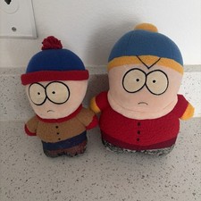 Vintage 1998 South Park Plush Set Cartman And Stan Comedy Central Lot Of 2 picture