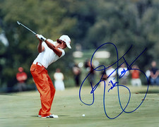 RICKIE FOWLER SIGNED REPRINT PRO GOLFER AUTOGRAPH 8