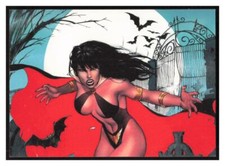 2012 Breygent Vampirella - All New- 2-Panel Puzzles #NNO Vampirella Gravesite - picture