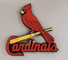 3D St. Louis Cardinals Cardinal Bird Logo Wall Plaque 11x11IN picture