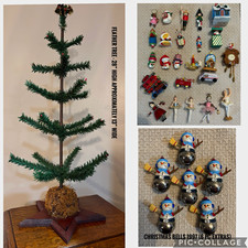 Vintage Hallmark Miniature Christmas Tree Lot 11 Complete Sets 94pc Snoopy Oz picture