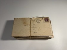 VINTAGE 1937-1940 LOVE LETTERS LOT OF 41 -HOTEL LAFAYETTE LONG BEACH CA POSTMARK picture