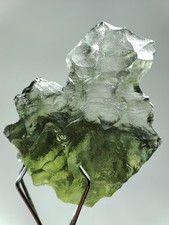 10-CT MIRACULOUS AESTHETIC AUTHENTIC BESEDNICE MOLDAVITE CZECH REPUBLIC picture
