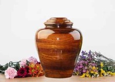 Wooden Urns for Human Ashes Adult Male Female - Cremation Urn Large Wood Urn Box picture