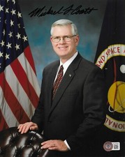 Michael Coats Signed 8x10 Photo Autographed BAS NASA Astronaut 86 picture