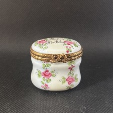 Limoges Floral Birthday Box Trinket Box picture