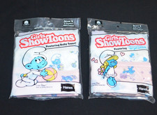New Vintage 1984 Hanes Girls ShowToons Smurfs Smurfette Panties Underwear Size 2 picture