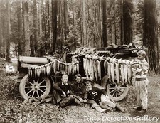 A Day's Fishing Catch at the Big Lagoon - 1908 - Historic Photo Print picture