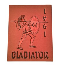 Troy High School Yearbook 1961 Troy Michigan MI Gladiator Softcover No Writing picture