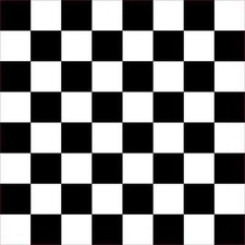 10in x 10in Black Checkered Vinyl Hobby Cutter Sheet Sticker picture