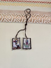 12pc Religious Scapular Escapulario Virgen  Guadalupe San Miguel Arcangel Favors picture