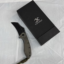 Kansept Knives KTC3 Liner Lock, Blk Micarta, 3