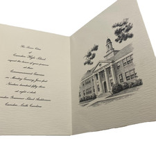Vintage 1953 Camden High School Commencement Invitation Camden South Carolina picture