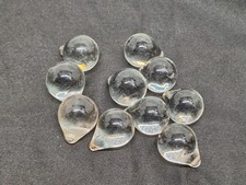10X Solid Glass Tear Drops 30mm x 25mm Approx picture