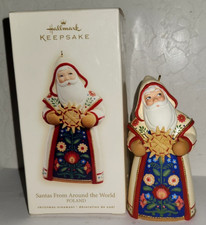 Hallmark Keepsake Santa's From Around The World  Poland Christmas Ornament picture