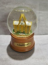 Very Rare Longaberger Basket Corporate Office Snow Globe Plays Home Sweet Home picture