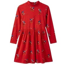 Cakeworthy Disney Fantasia Sorcerer Mickey Mouse Red Dress Long Sleeve L Large picture