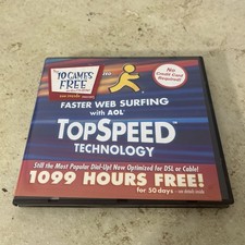 AOL 9.0 Optimized - Vintage Top Speed Web Surfing - Comes W/ 10 Free Games picture