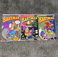 Bongo Comics Bartman 1993 Comic Book Lot of 3 #1-3 Bart Simpson issues  picture