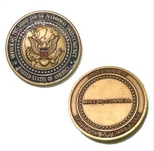 ODNI DNI Director of National Intelligence Mike McConnell *Real* Coin Fed Agent picture