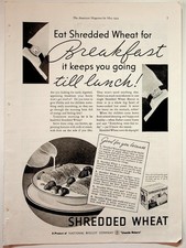 National Biscuit Company Shredded Wheat Print Advertisement 8x11 1934 picture