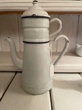 Antique French Drip Coffee Pot 4 PCs Percolator picture