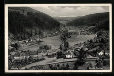 ear druf i. Thuringia, Street Oberhof & Station, Postcard 1940  picture