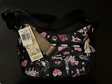 Disney LeSportsac Classic Hobo Sm World Fancy That Uk With Charm And Sm Zip Bag picture