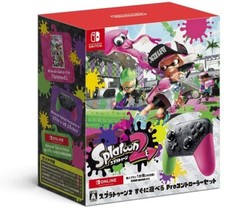 NEW Nintendo Switch Splatoon 2 Pro Controller Set from Japan picture
