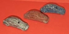 (3) 1930s Car Cracker Jack, Gum Ball Prize Toy Miniature 0.34