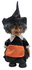 Vintage Halloween Witch Doll Animatronic Decoration Works picture