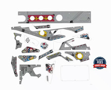Data East Laser War Pinball Machine Playfield Plastic Set NOS RARE ORIGINAL picture