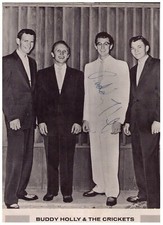Buddy Holly, Jerry Lee Lewis & many more ~ Signed 1958 Concert program ~ JSA LOA picture