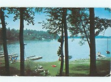 Pre-1980 LAKE SCENE Lake James - Near Crooked & Fremont & Angola IN s/06 AE3578 picture