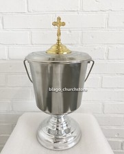 Holy Water Cup for Orthodox Churches Stainless Steel 3 Liter picture