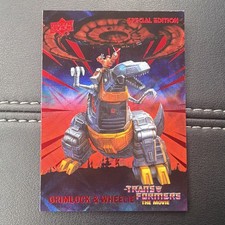 Upper Deck Transformers Grimlock & Wheelie Anniversary /1986 picture