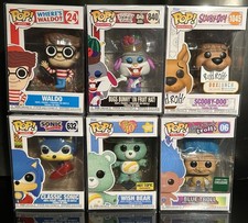 Funko Pop Lot Of 6 Kids Toys Games Cartoons Books In Protectors Ships Free picture