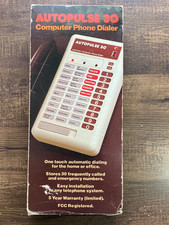 Vintage 1980s Autopulse 30 Computer Phone Dialer - Model 30M - NOS - Open Box picture