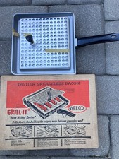 Vintage Melco Grill-It Cast Aluminum Camping Griller Original Boxes 1960’s NOS picture