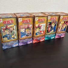 Yu-Gi-Oh 1999 Empty Booster Boxes Vol.2–Vol.6 Opened Vintage Japanese fym0 n4 picture