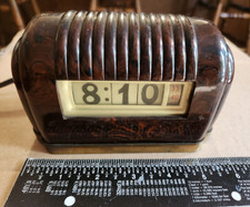 Vintage Pennwood Numechron THE SWANK Flip Number Clock picture