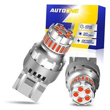 7440 LED Strobe Brake Light Bulb,3000LM Flashing Strobe Blinking LED 7443 Red picture