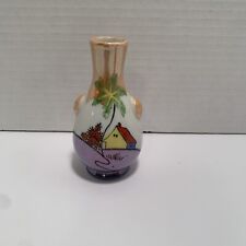 VTG Japanese Mini Vase Made in Japan Hand Painted Yellow Art Deco picture